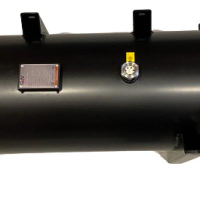 Ռեսիվեր BLUE REF BLR/HLR-7A-F/F-30*1 30L (7/8*1 1/4) horizontal+sight glass
