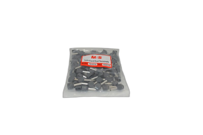 Ծայրակալ ուղիղ MSS 2.5 կրկնակի լարով